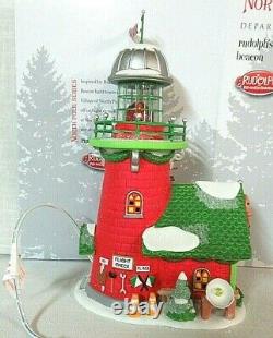 Department 56 North Pole BuildingRudolph's Blinking BeaconLight Tower #6005433