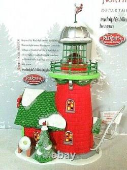 Department 56 North Pole BuildingRudolph's Blinking BeaconLight Tower #6005433