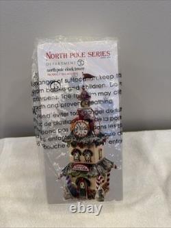 Department 56 North Pole CLOCK TOWER 2011 #4020125 Box NEW