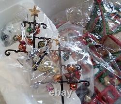 Department 56 North Pole Christmas Village Glass Ornament Works Nib