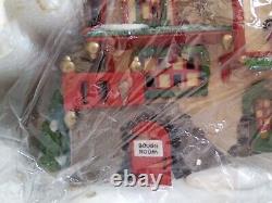 Department 56 North Pole Christmas Village Glass Ornament Works Nib