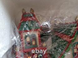 Department 56 North Pole Christmas Village Glass Ornament Works Nib