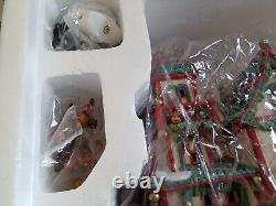 Department 56 North Pole Christmas Village Glass Ornament Works Nib