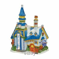 Department 56 North Pole Christmas Village New Year's Eve Centre 4056667 Retired