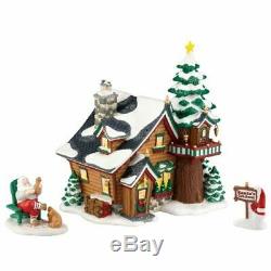 Department 56 North Pole Christmas Village Santa's Getaway Set Special 4033109Q