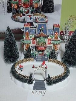 Department 56 North Pole ChristmasGlacier Park Pavilion Tested & Works, see des