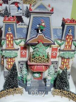 Department 56 North Pole ChristmasGlacier Park Pavilion Tested & Works, see des