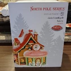 Department 56 North Pole Clarice's Bakery Porcelain 2017 Lighted