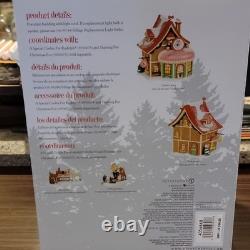 Department 56 North Pole Clarice's Bakery Porcelain 2017 Lighted