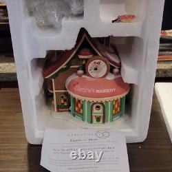 Department 56 North Pole Clarice's Bakery Porcelain 2017 Lighted