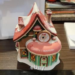 Department 56 North Pole Clarice's Bakery Porcelain 2017 Lighted