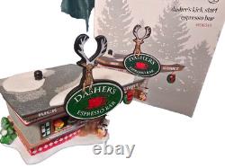 Department 56 North Pole Dasher's Kick Start Espresso #4036543 New