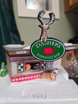 Department 56 North Pole Dasher's Kick Start Espresso #4036543 New Department 56 North Pole Dasher's Kick Start Espresso #4036543 New