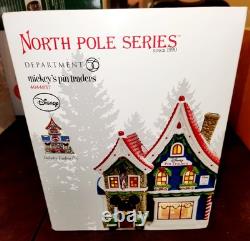 Department 56 North Pole Disney Mickey's Pin Traders New
