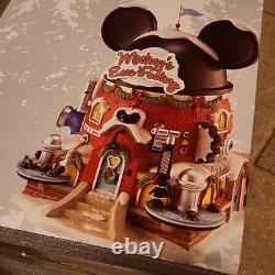 Department 56 North Pole Disney Village Mickey Mouse Ear Factory Lit Building
