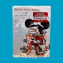 Department 56 North Pole Disney Village Mickey's Ear Factory Lit Building