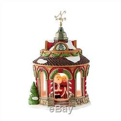 Department 56 North Pole Gazebo Special 40th Anniversary Village Design