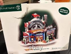Department 56-North Pole- Hot Wheels Building 56784