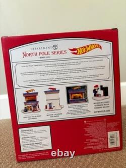 Department 56 North Pole Hot Wheels Detail Center #6014683 Includes Accessory