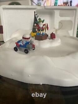 Department 56 North Pole Ice Races Today. Tested & Working. Mint Condition