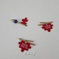 Department 56 North Pole Jolly's Jigsaw Puzzle Workshop 799916 Christmas Hous