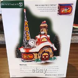 Department 56 North Pole KOLD Radio Lighted Porcelain Bldg #56.56761