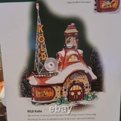 Department 56 North Pole KOLD Radio Lighted Porcelain Bldg #56.56761