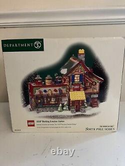 Department 56 North Pole LEGO Building Creation Station
