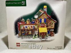 Department 56 North Pole LEGO Building Creation Station, Lighted NIB