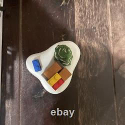 Department 56 North Pole LEGO Warehouse Forklift Not CompleteRuns Great