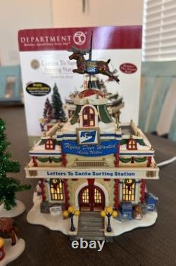 Department 56-North Pole Letters To Santa Sorting Station village Light Up M64M