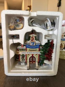 Department 56-North Pole Letters To Santa Sorting Station village Light Up M64M