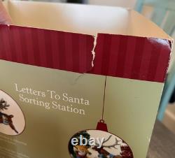 Department 56-North Pole Letters To Santa Sorting Station village Light Up M64M