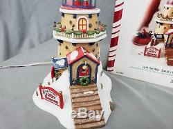 Department 56 North Pole Light The Way Santa's Beacon Christmas Village w Box