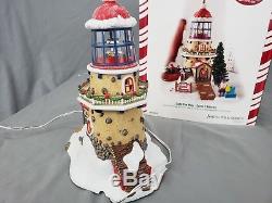 Department 56 North Pole Light The Way Santa's Beacon Christmas Village w Box