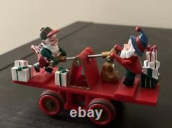 Department 56 North Pole Loading The Sleigh Christmas Village 52732 Set Of 5