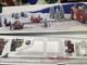 Department 56 North Pole Loading The Sleigh Christmas Village Set Of 5. Nos