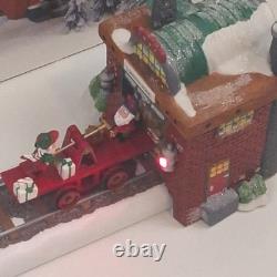 Department 56 North Pole Loading The Sleigh Christmas Village Set Of 5 Untested