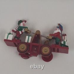 Department 56 North Pole Loading The Sleigh Christmas Village Set Of 5 Untested