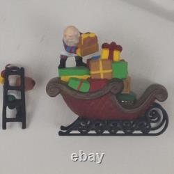 Department 56 North Pole Loading The Sleigh Christmas Village Set Of 5 Untested