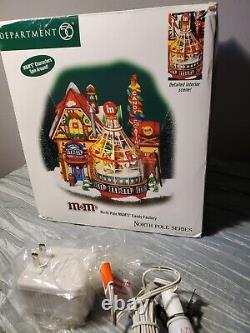 Department 56 North Pole M&M's Candy Factory Retired Dept 56