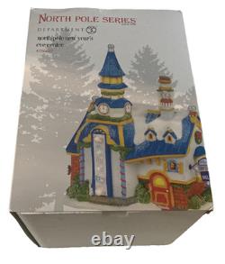 Department 56 North Pole New Year's Eve Center Building