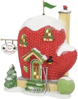 Department 56 North Pole Nina's Knit Mittens Lit Building 6007615 NEW T