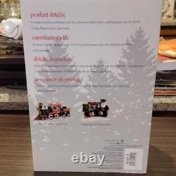 Department 56 North Pole Northern Lights Depot Illuminated Porcelain Village