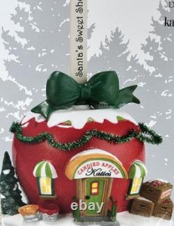 Department 56 North Pole SANTA'S CANDY SHOP KATIE'S CANDIED APPLES NEW NRFB