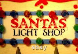 Department 56 North Pole SANTA'S LIGHT SHOP! MINT! FabULoUs! 56397 NeW! PERFECT