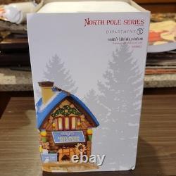 Department 56 North Pole Santa Hitching Station Porcelain House 2018 Ltd