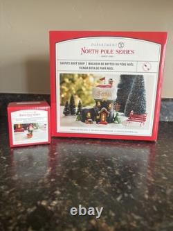 Department 56 North Pole Santa's Boot Shop And Santa's Chief Cobbler