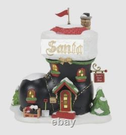 Department 56 North Pole Santa's Boot Shop And Santa's Chief Cobbler