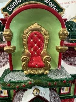 Department 56 North Pole, Santa's Chair Works NIB